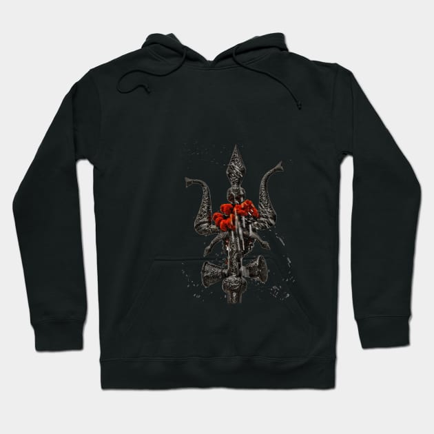 Shiva Trisul Hinduism Hoodie by PlanetMonkey